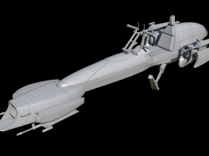 Barc Speeder Star Wars 3D Модель