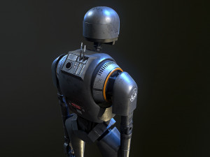 K-2SO Star Wars 3D Модель