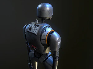 K-2SO Guerra nas Estrelas Modelo 3D