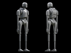 K-2SO Star Wars 3D Модель