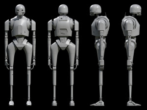 K-2SO Star Wars 3D Модель