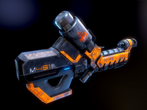 M451Firestorm Mass Effect Modèle 3D