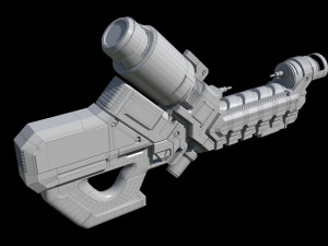 M451Firestorm Mass Effect Modèle 3D