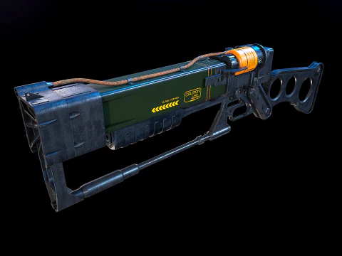 Aer9 Laser Rifle Fallout 3D Model