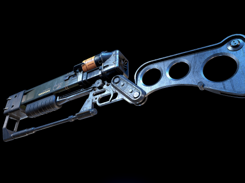 Aer9 Laser Rifle Fallout Model 3D
