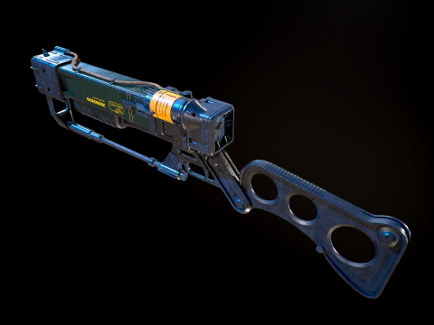 Aer9 Laser Rifle Fallout Model 3D