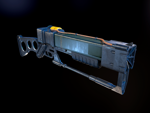 Aer9 Laser Rifle Fallout Model 3D
