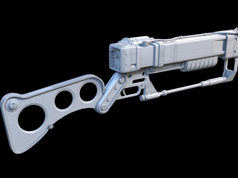 Aer9 Laser Rifle Fallout Model 3D