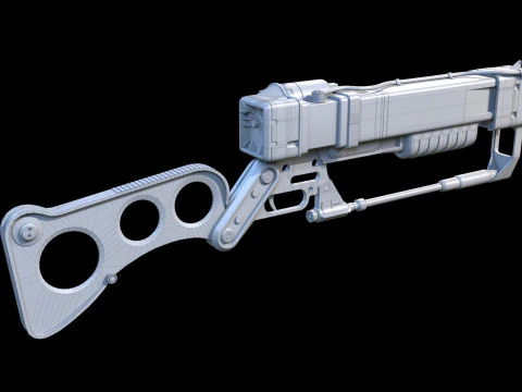 Aer9 Laser Rifle Fallout 3D Model