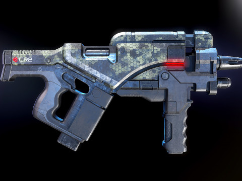 M12 Locust Mass Effect 3D 模型