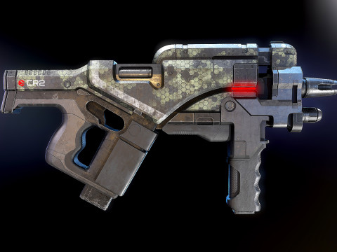 M12 Locust Mass Effect 3D 模型