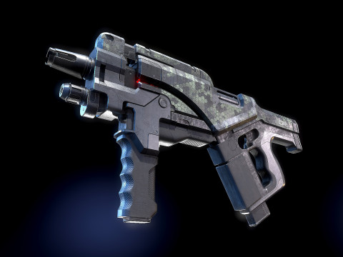 M12 Locust Mass Effect 3D 模型