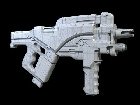 M12 Locust Mass Effect 3D 模型