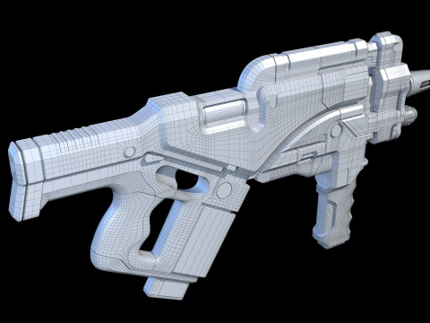 M12 Locust Mass Effect 3D 模型