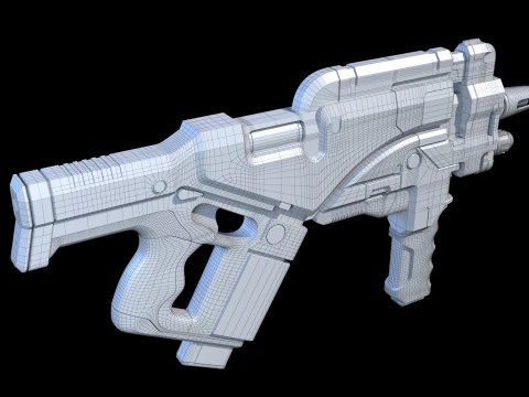 M12 Locust Mass Effect 3D Model
