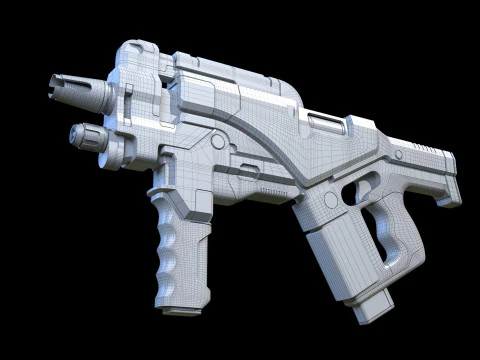 M12 Locust Mass Effect 3D Model