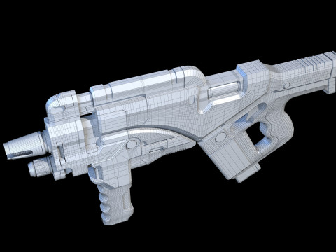 M12 Locust Mass Effect 3D 模型