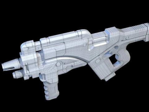 M12 Locust Mass Effect 3D Model