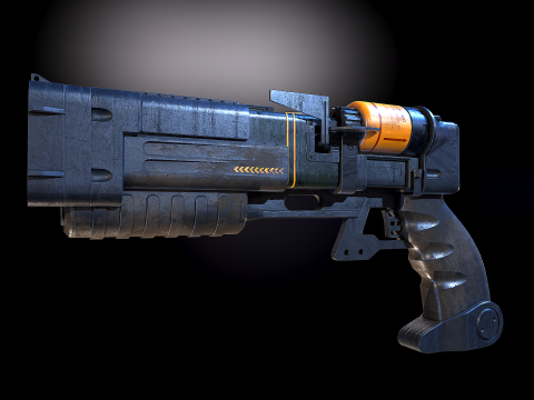 Laser pistols Fallout 3D 模型