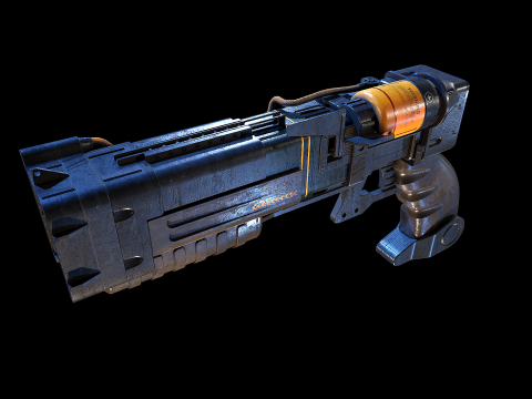 Laser pistols Fallout 3D Модель