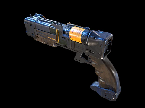 Laser pistols Fallout 3D Model