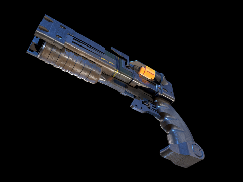 Laser pistols Fallout 3D Модель