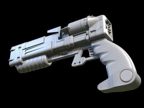Laser pistols Fallout 3D Model