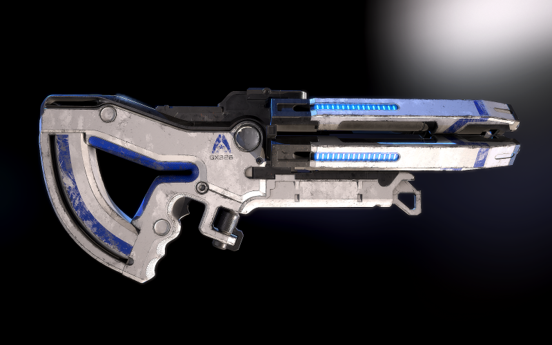 M-560 Hydra Mass Effect 3D Модель .c4d .max .obj .3ds .fbx .stl .blend 