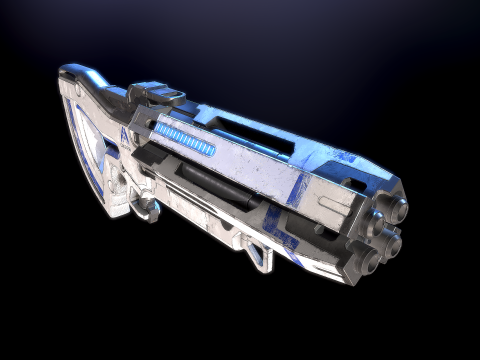 M-560 Hydra Mass Effect 3D Модель