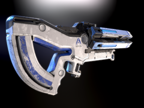 M-560 Hydra Mass Effect 3D Модель
