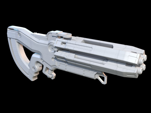 M-560 Hydra Mass Effect 3D Модель