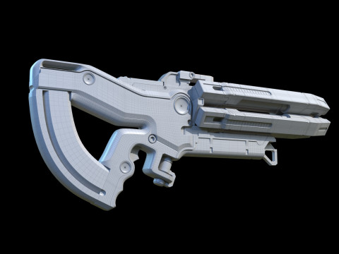 M-560 Hydra Mass Effect 3D Модель