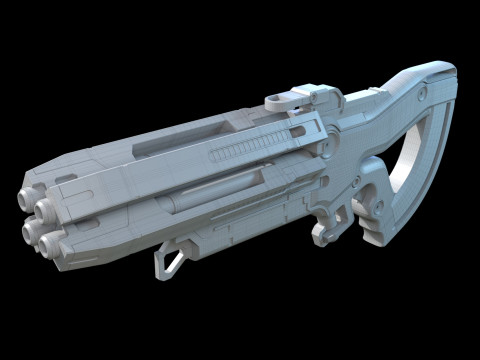 M-560 Hydra Mass Effect 3D Модель