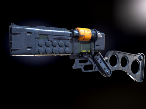 Laser pistols Fallout 3Dモデル