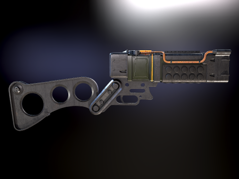 Laser pistols Fallout 3Dモデル