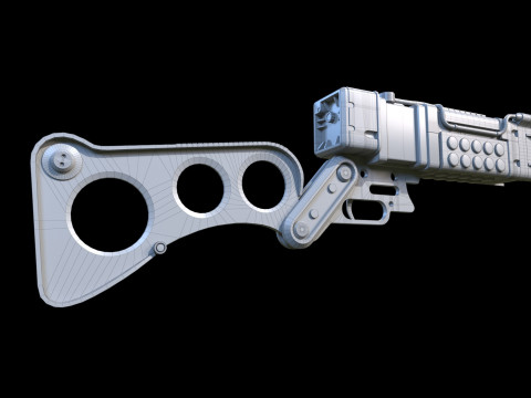 Laser pistols Fallout 3Dモデル