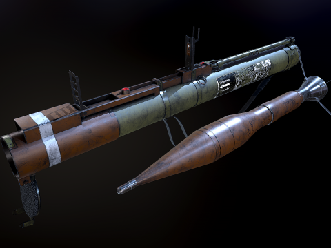 Rocket Launcher Model 3D