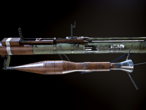 Rocket Launcher Model 3D