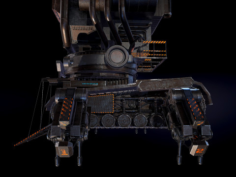 Steampunk building Modello 3D