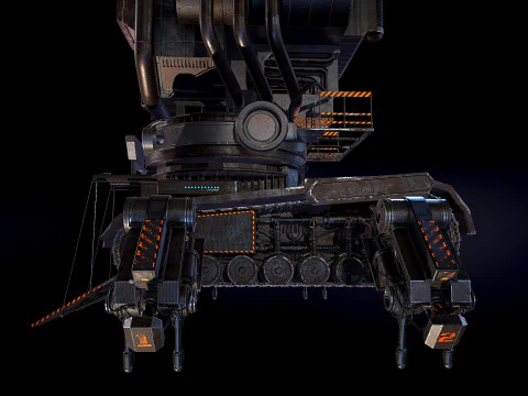 Steampunk building 3D Model
