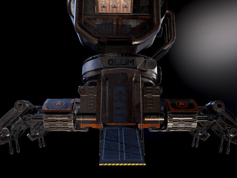 Steampunk building Modello 3D