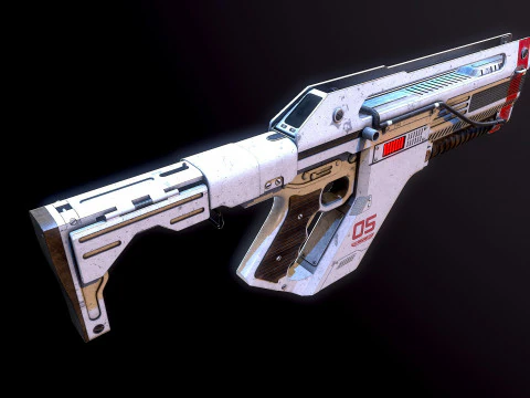 F44AA Rifle Alien&iacute;gena Romulus Modelo 3D