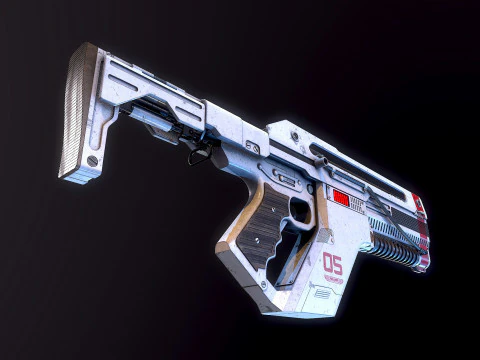 F44AA Rifle Alien&iacute;gena Romulus Modelo 3D