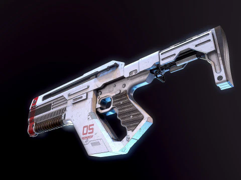 F44AA Rifle Alien&iacute;gena Romulus Modelo 3D