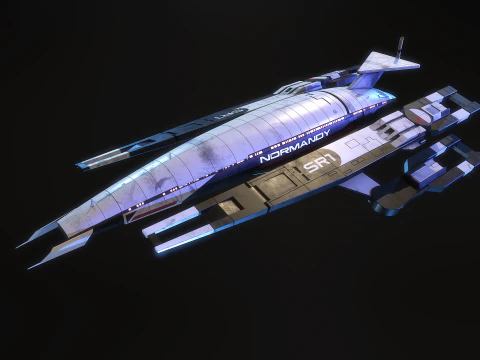 SR1 Normandy Mass Effectc 3D Model