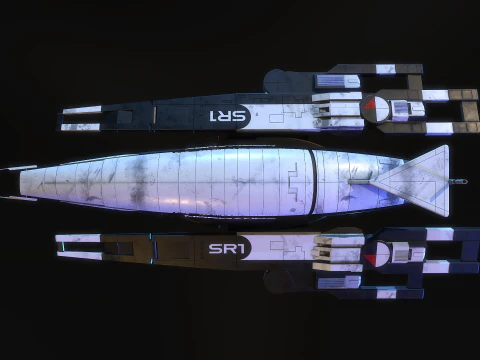 SR1 Normandy Mass Effectc 3D Model