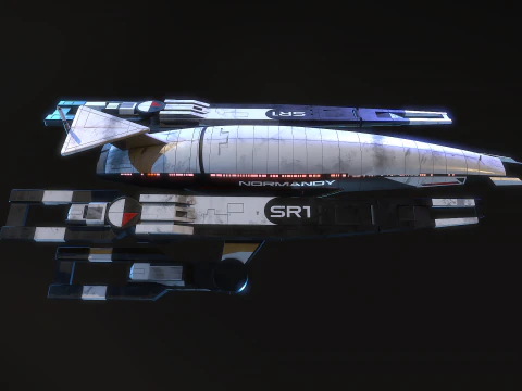 SR1 Normandy Mass Effectc 3D Model