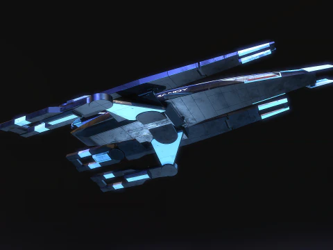 SR1 Normandy Mass Effectc 3D Model
