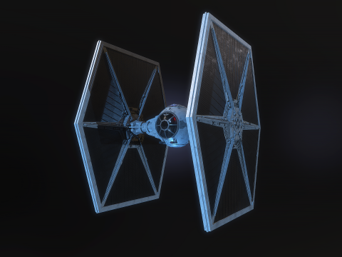 Tie Fighter Star Wars 3D Model