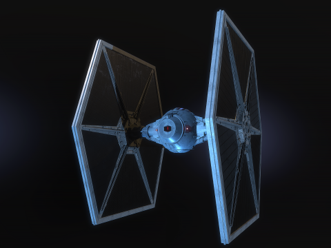 Tie Fighter Star Wars Model 3D